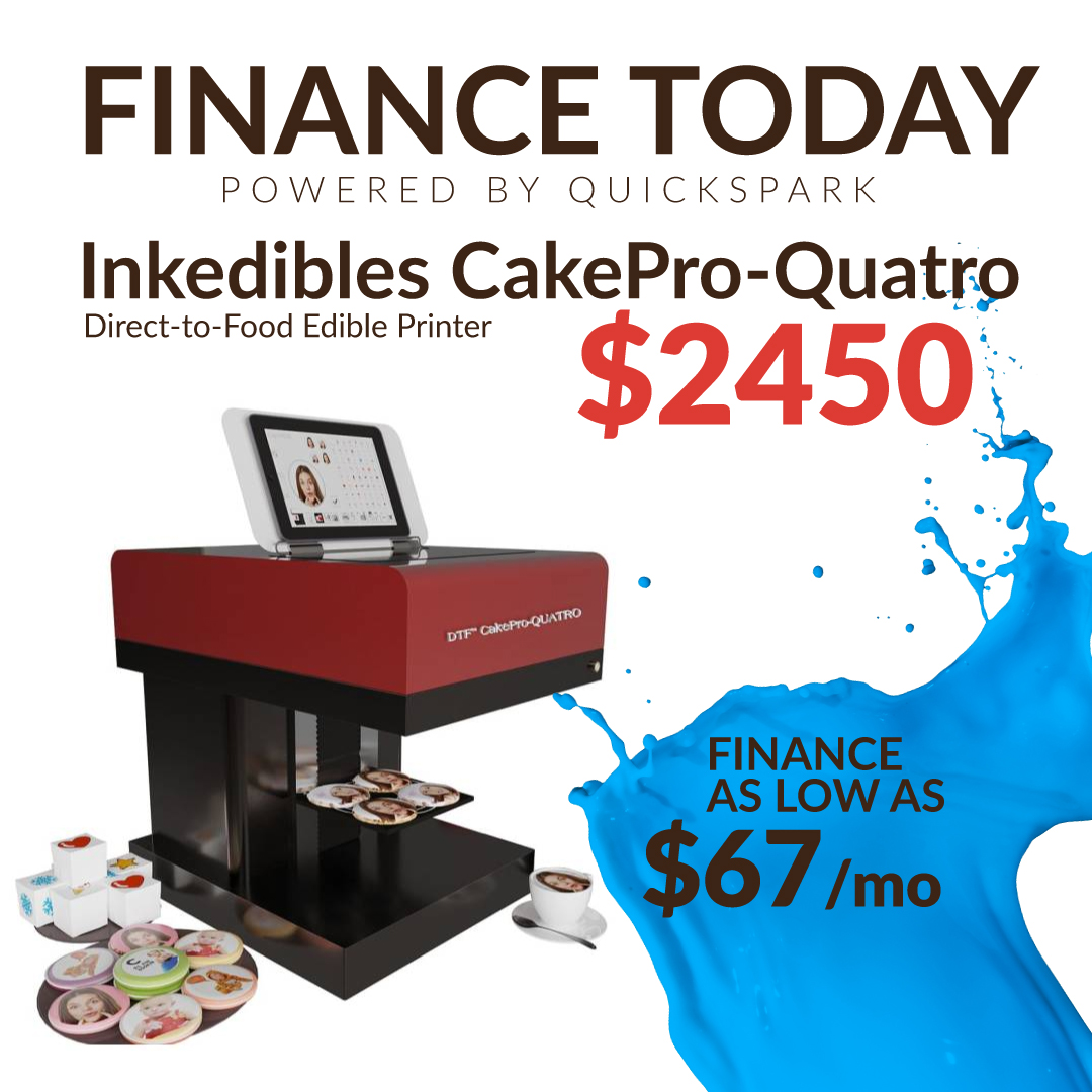 The CakePro Quatro is available with financing