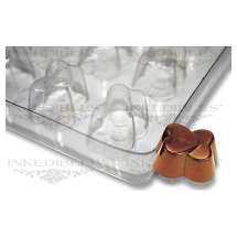 Non-Stick Transparent Chocolate Mold (Interlinked Hearts for PP-1019)