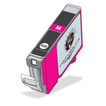 Inkedibles Edible Ink Refillable Cartridge for Canon CLI-271XL (Magenta)
