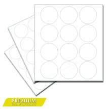 Inkedibles premium Frosting Sheets 24 sheets: Precut 2.5 inch circles (12 circles per sheet) on A4 size backing