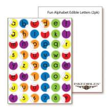 Fun-Style Alphabet and Numbers Edible Letters (2 pack)