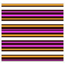 10 in x 15.75 in Pre-printed Inkedibles Chocolate Transfer Sheets (For Love of Stripes) Includes 25 sheets