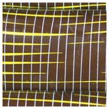 10 in x 15.75 in Pre-printed Inkedibles Chocolate Transfer Sheets (Golden Grid) Includes 25 sheets