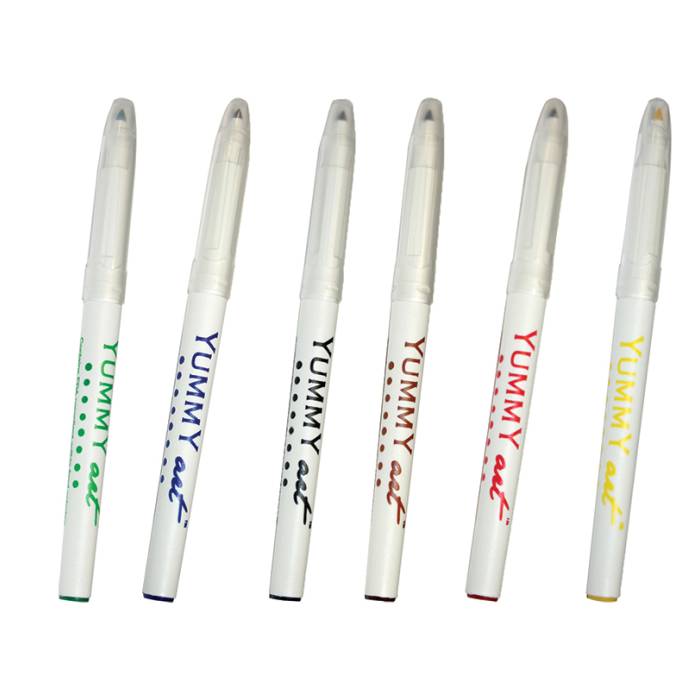 Fine and Standard Tip Blue Color Edible Ink Markers